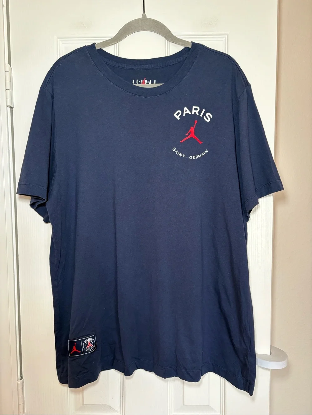 Jordan PSG Paris Saint-Germain Graphic T-Shirt Navy XL